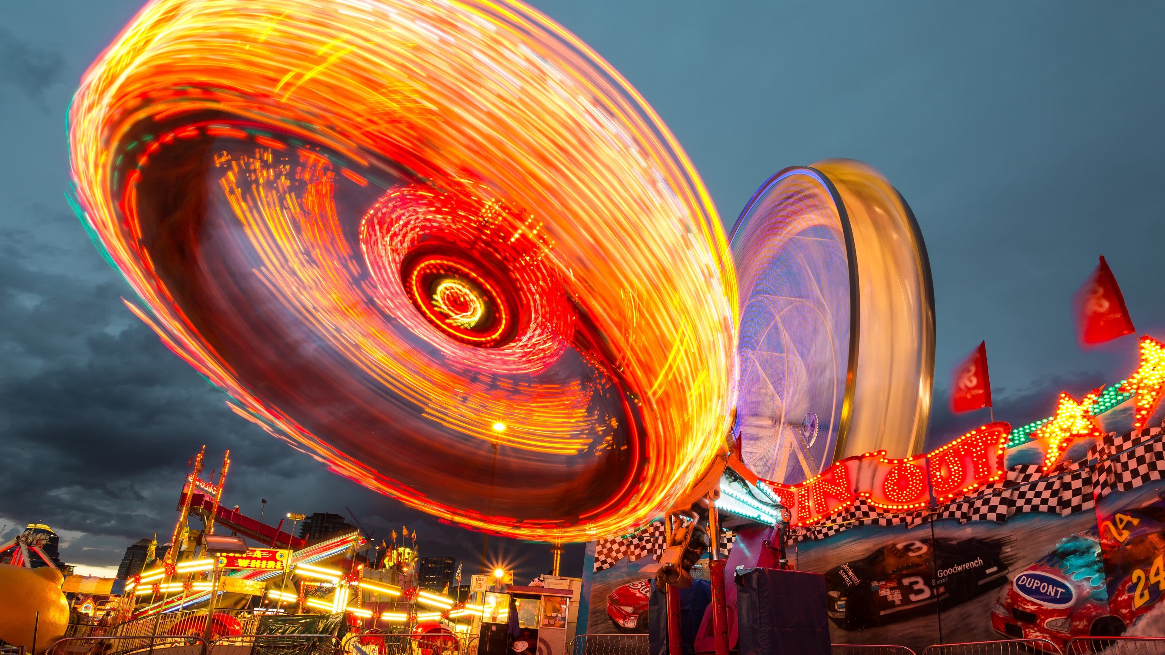 Gravatron ride spinning